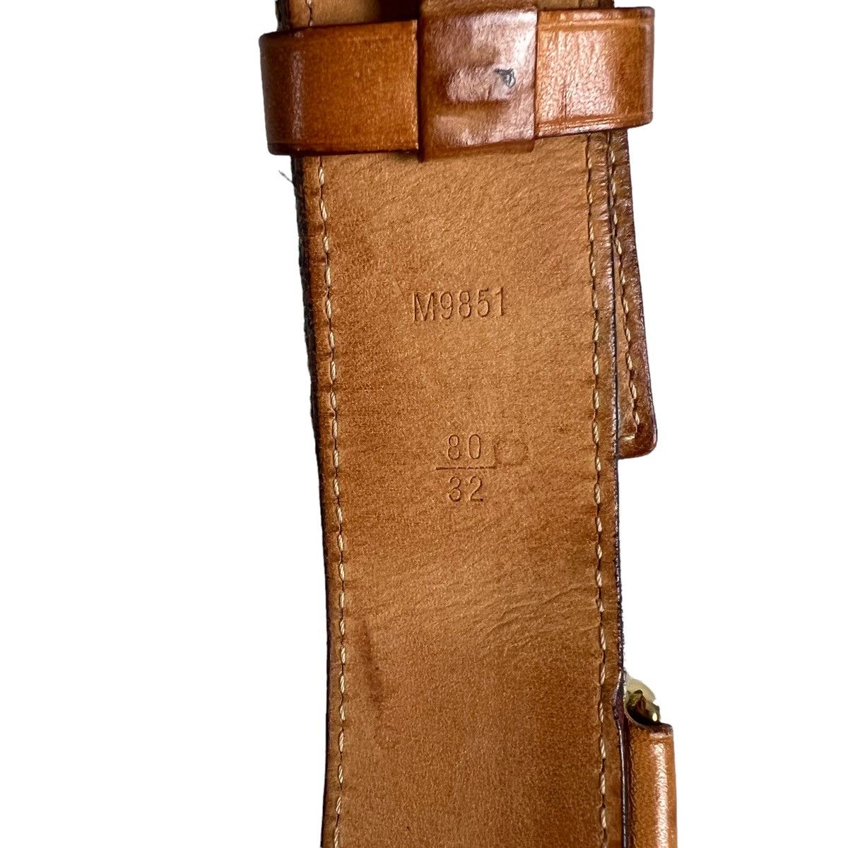Louis Vuitton × Marc Jacobs Louis Vuitton Gradient Denim Monogram Belt Size ONE SIZE - 9 Thumbnail