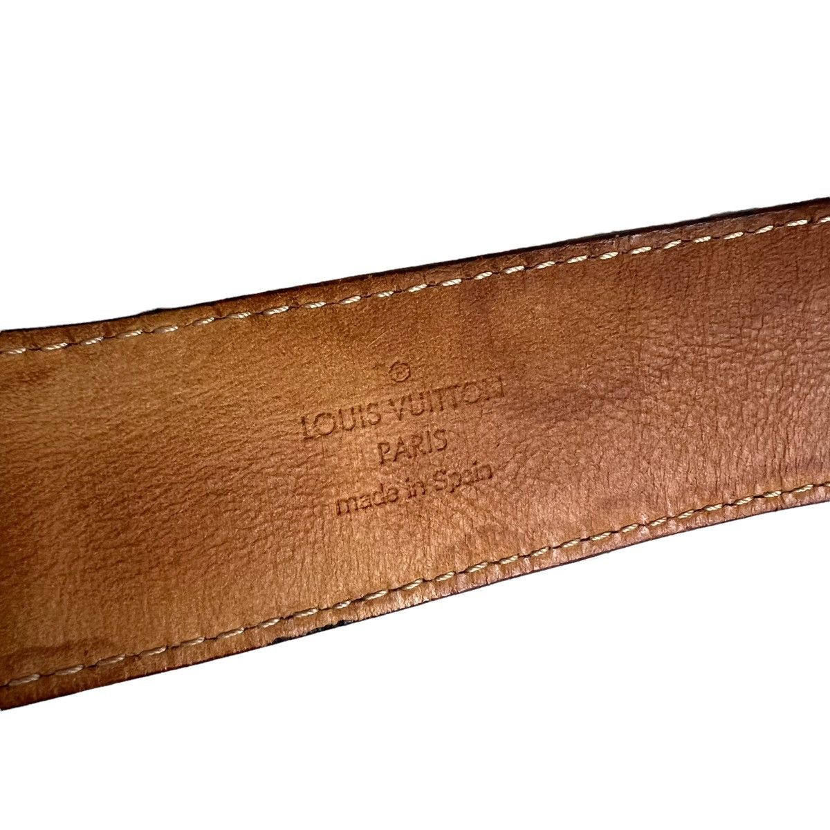 Louis Vuitton × Marc Jacobs Louis Vuitton Gradient Denim Monogram Belt Size ONE SIZE - 7 Thumbnail