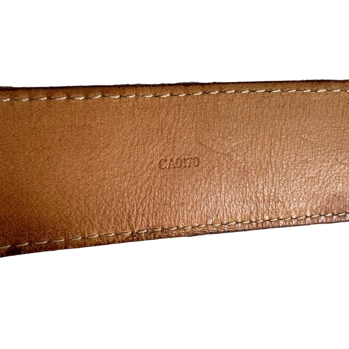 Louis Vuitton × Marc Jacobs Louis Vuitton Gradient Denim Monogram Belt Size ONE SIZE - 8 Thumbnail
