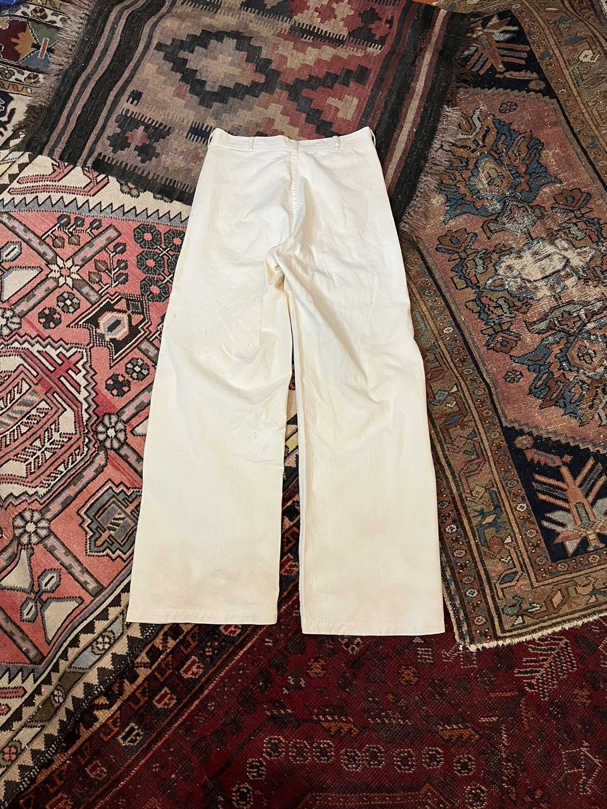 Vintage Vintage 1940’s US Navy flare jeans Size US 29 - 6 Thumbnail