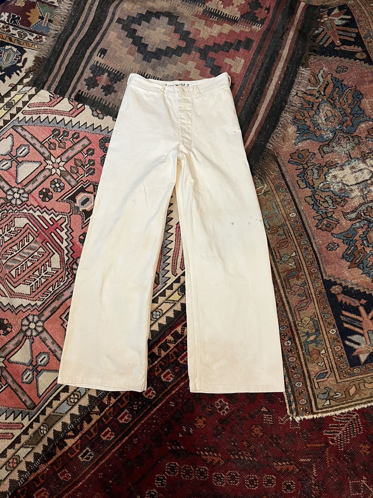 Vintage Vintage 1940’s US Navy flare jeans Size US 29 - 1 Thumbnail