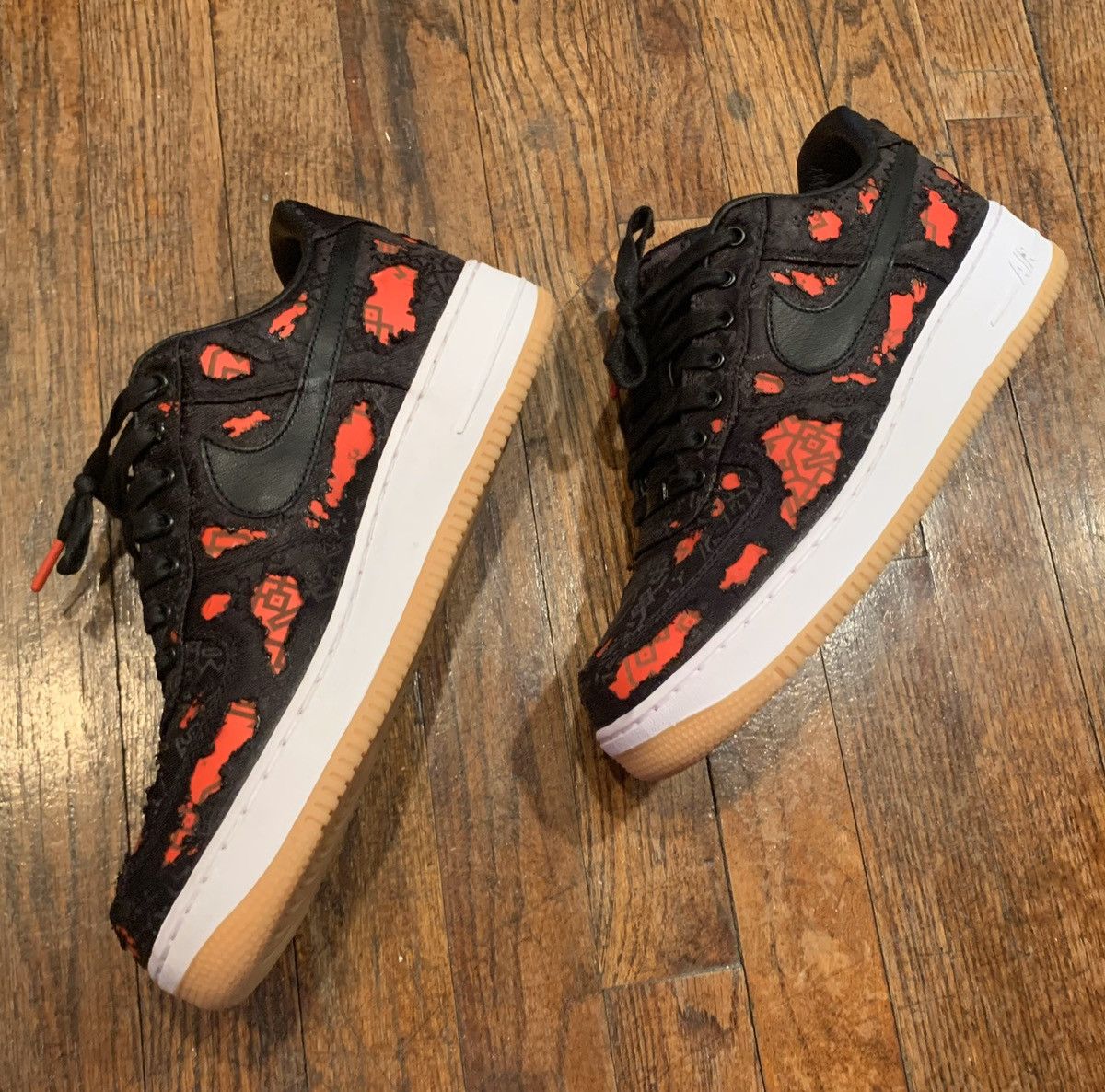 CLOT Air Force 1 PRM Black Silk Low 2019 QS Japan exclusive Size US 10 / EU 43 - 1 Thumbnail