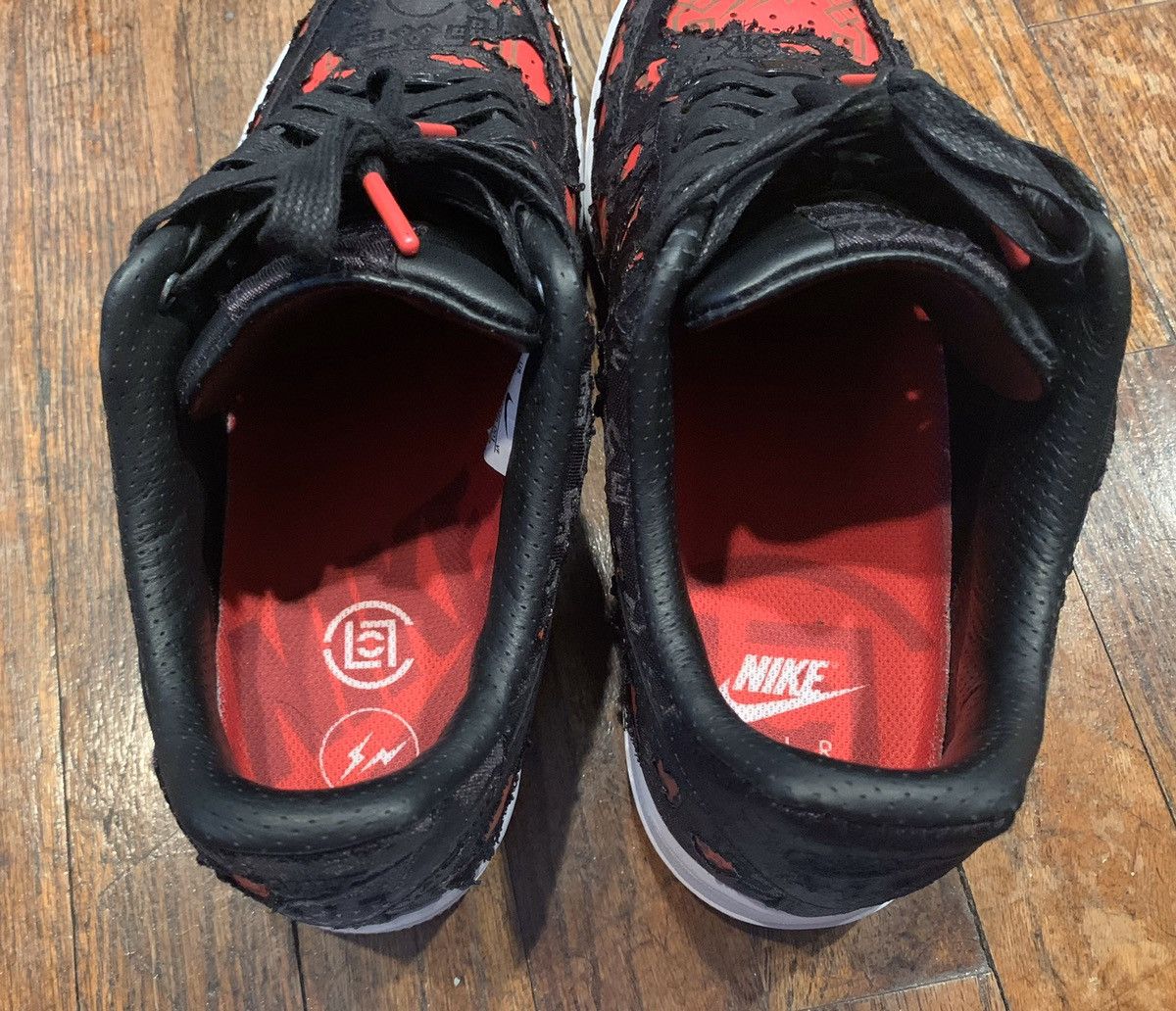 CLOT Air Force 1 PRM Black Silk Low 2019 QS Japan exclusive Size US 10 / EU 43 - 8 Thumbnail