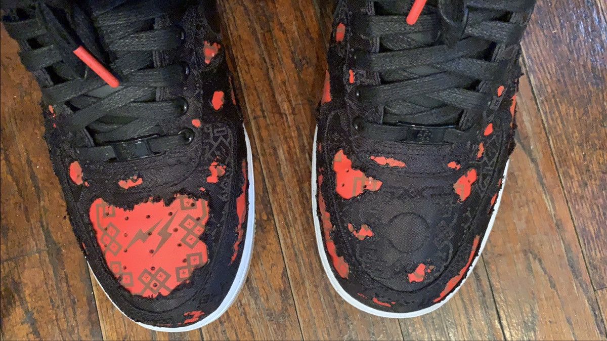 CLOT Air Force 1 PRM Black Silk Low 2019 QS Japan exclusive Size US 10 / EU 43 - 10 Thumbnail