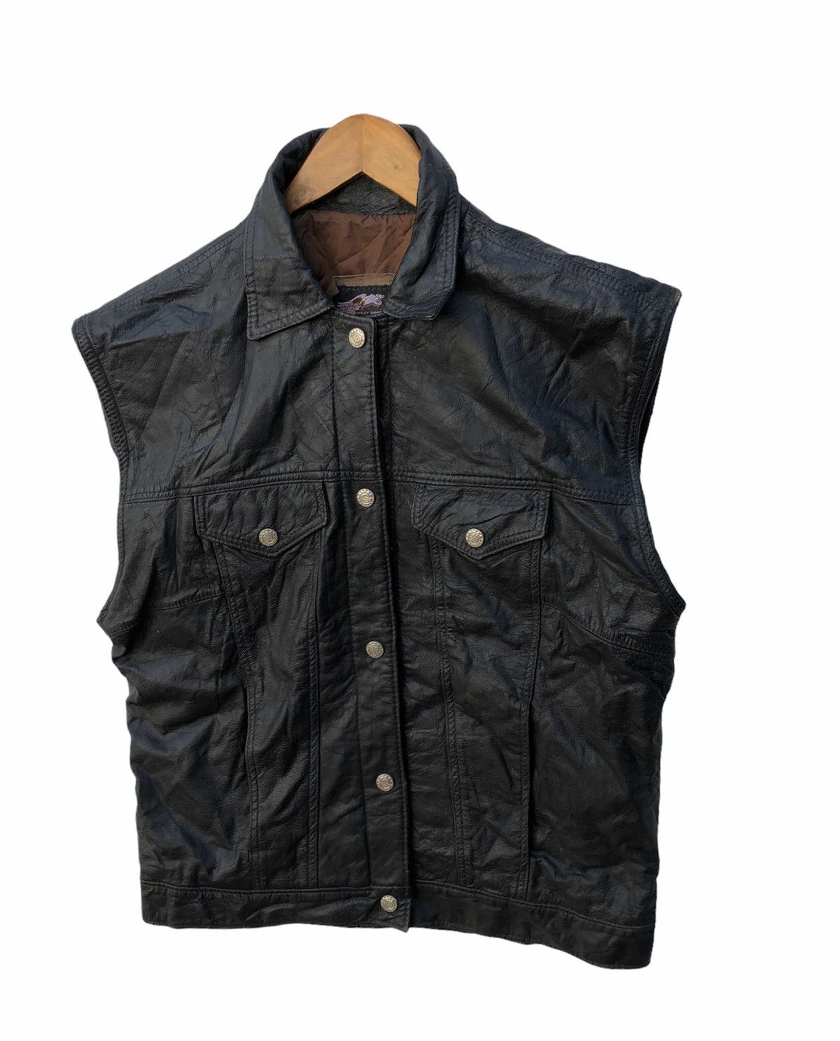 Harley Davidson ✈️🔥Harley Davidson Leather Vest🔥✈️ Size US M / EU 48-50 / 2 - 2 Thumbnail