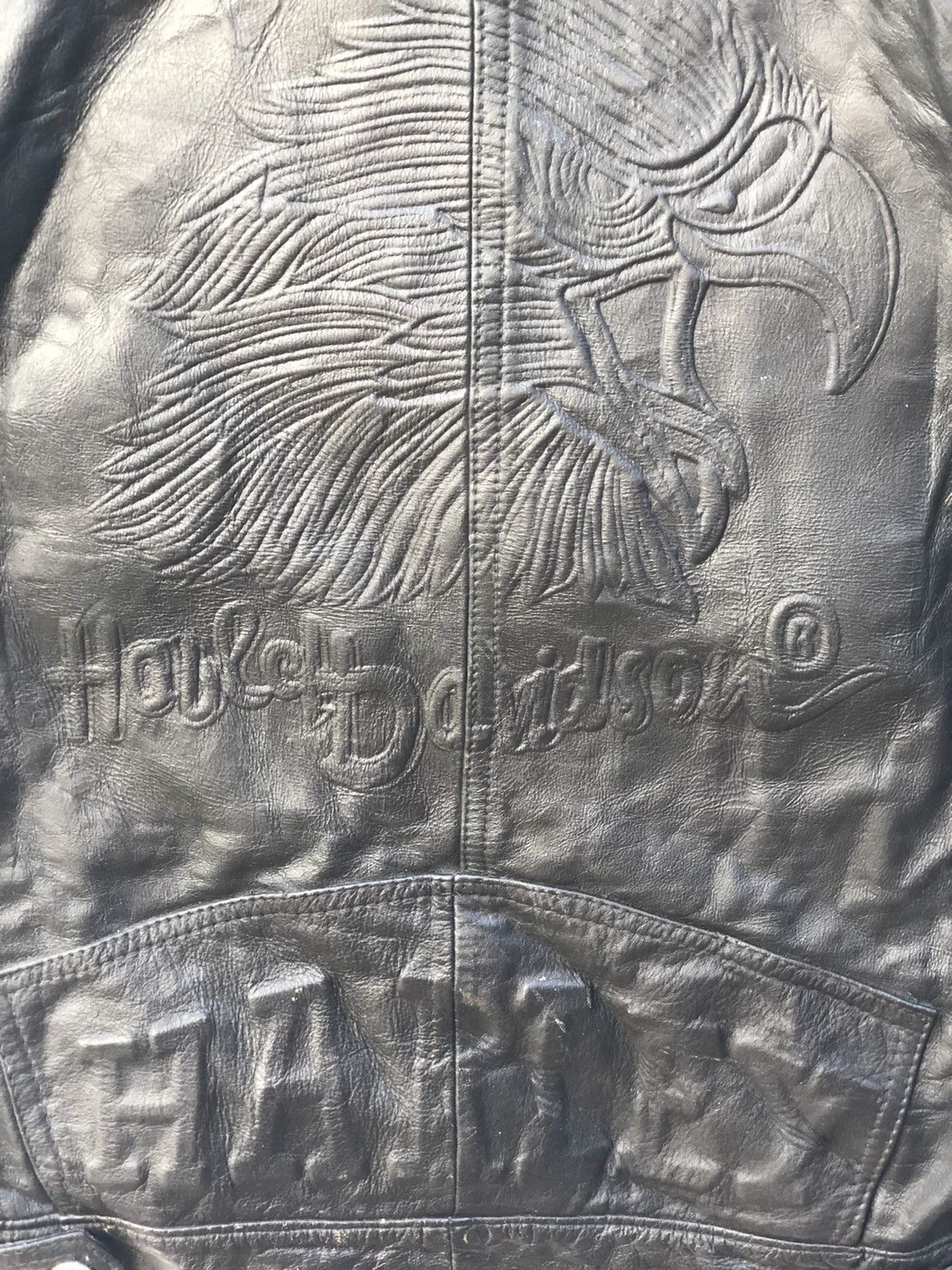 Harley Davidson ✈️🔥Harley Davidson Leather Vest🔥✈️ Size US M / EU 48-50 / 2 - 11 Thumbnail