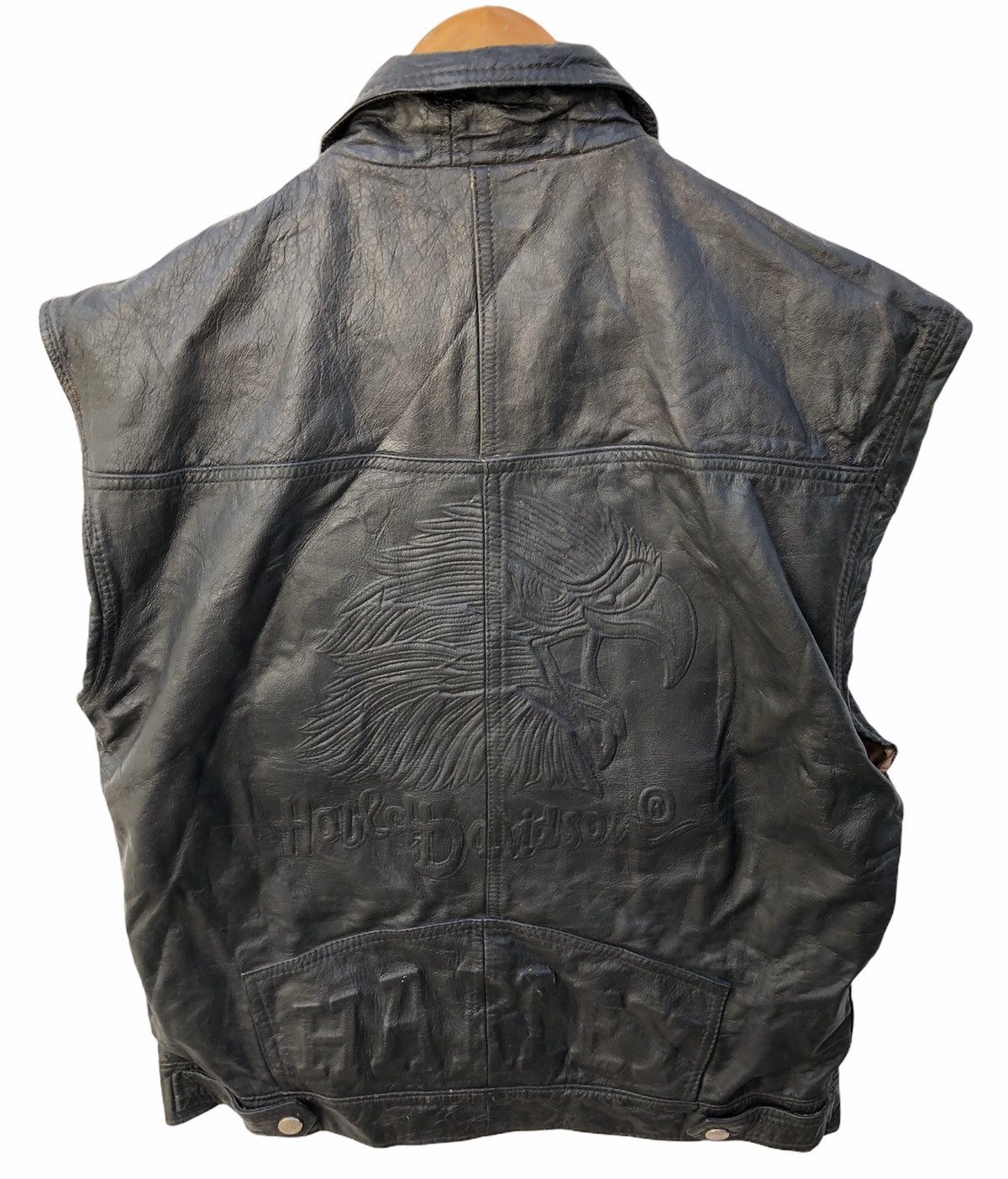 Harley Davidson ✈️🔥Harley Davidson Leather Vest🔥✈️ Size US M / EU 48-50 / 2 - 7 Thumbnail