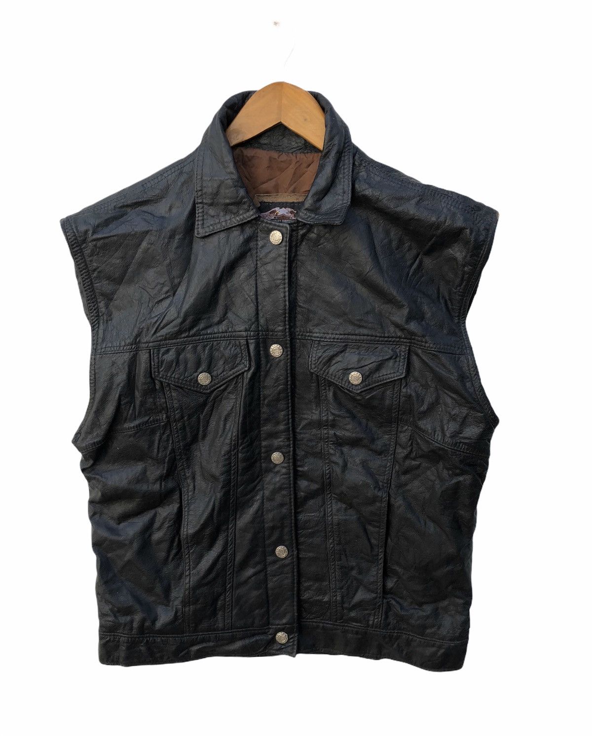 Harley Davidson ✈️🔥Harley Davidson Leather Vest🔥✈️ Size US M / EU 48-50 / 2 - 1 Thumbnail