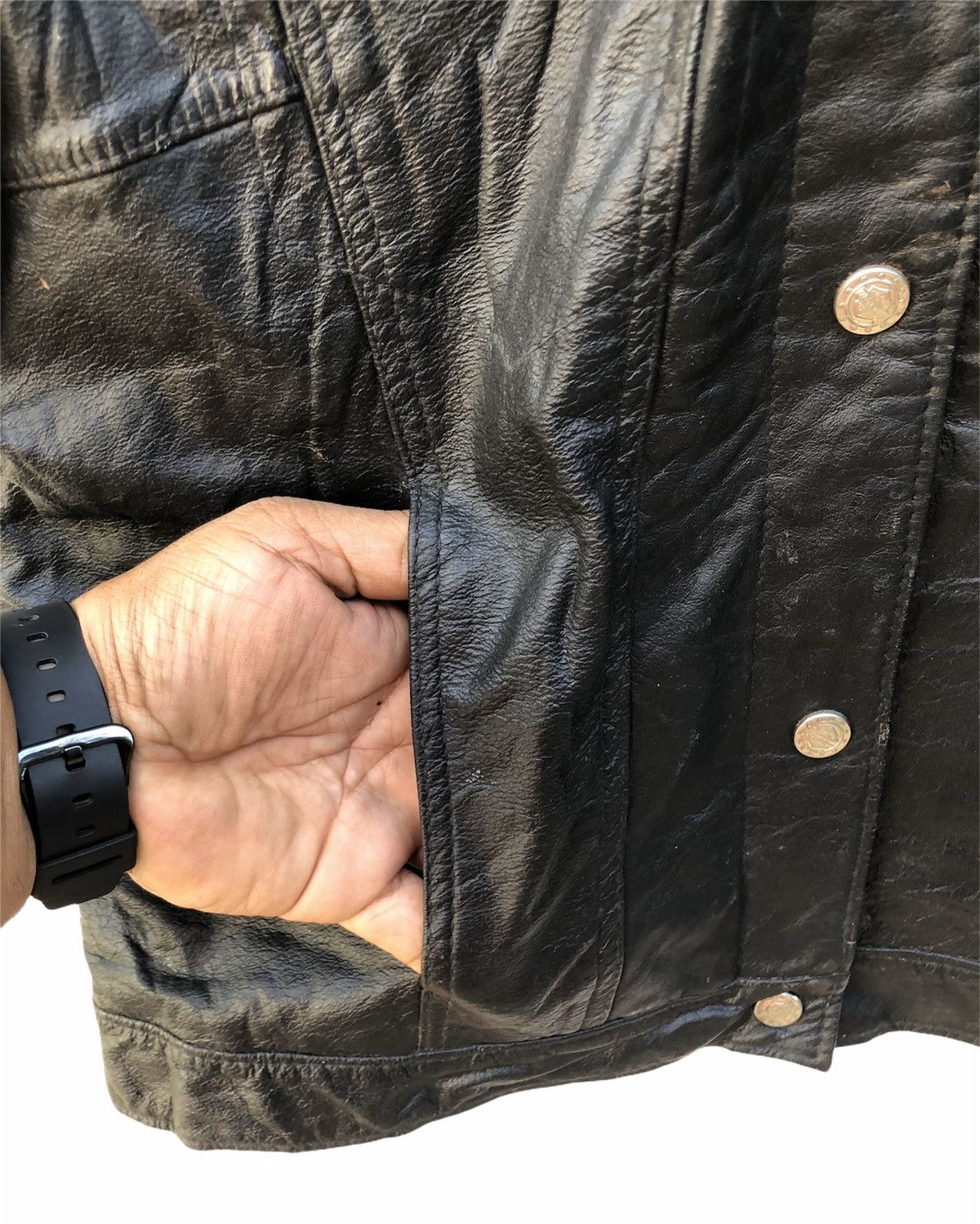 Harley Davidson ✈️🔥Harley Davidson Leather Vest🔥✈️ Size US M / EU 48-50 / 2 - 5 Thumbnail
