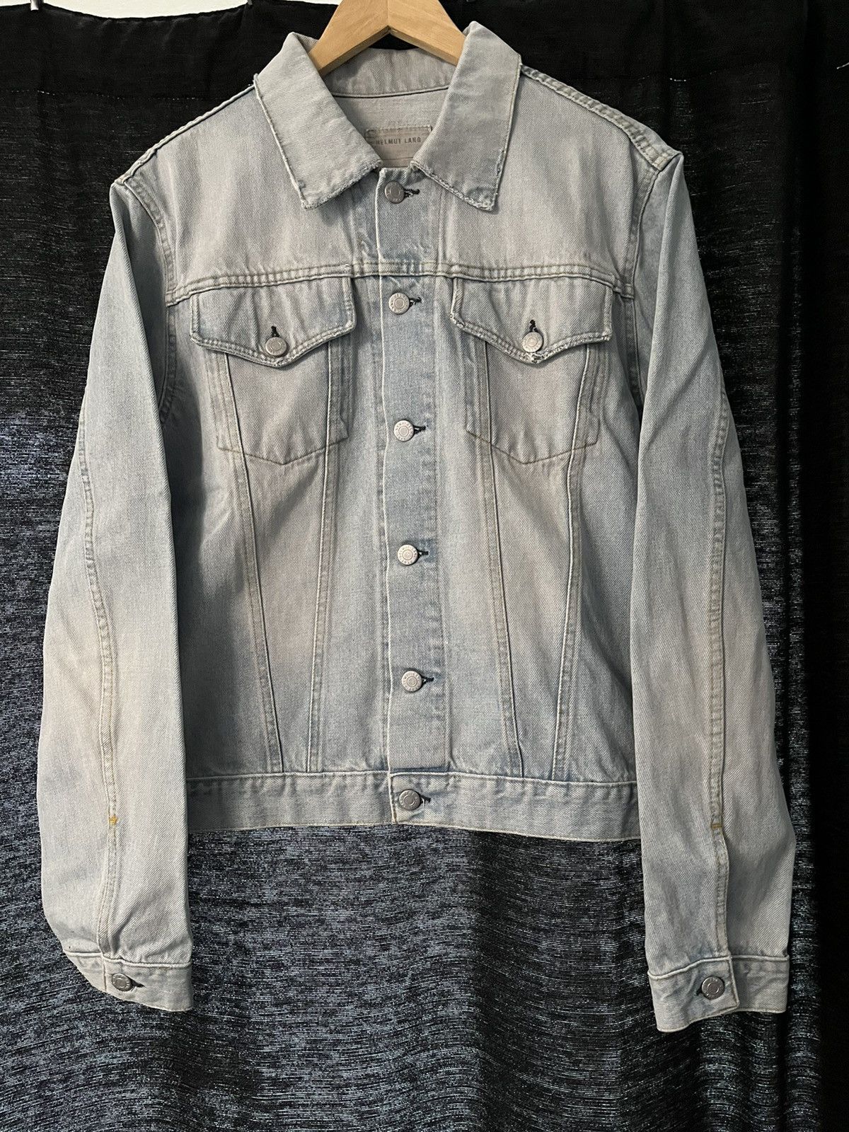 Helmut Lang Vintage Clean Broken Denim Jacket Size US M / EU 48-50 / 2 - 1 Thumbnail