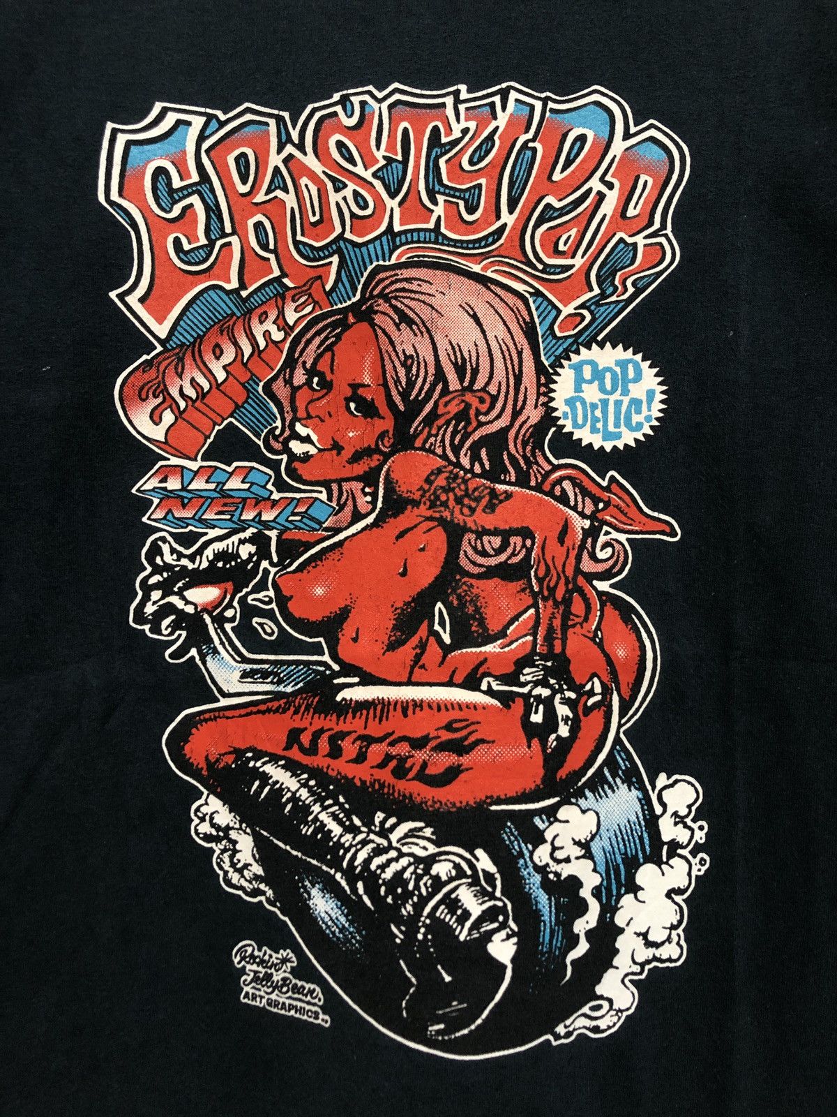 Vintage Vintage Erosty Pop Rockin Jelly Bear Art T-Shirt Size US M / EU 48-50 / 2 - 2 Thumbnail