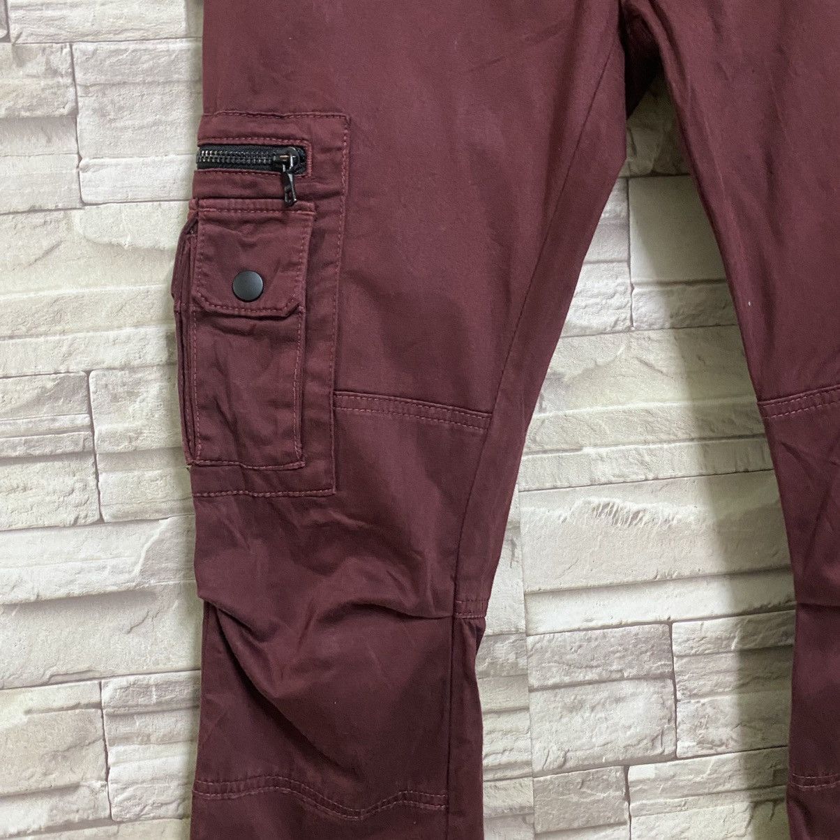 NO ID Japanese Brand No ID Cargo Pants Slim-fit Multipocket Zipper Size US 28 / EU 44 - 8 Thumbnail