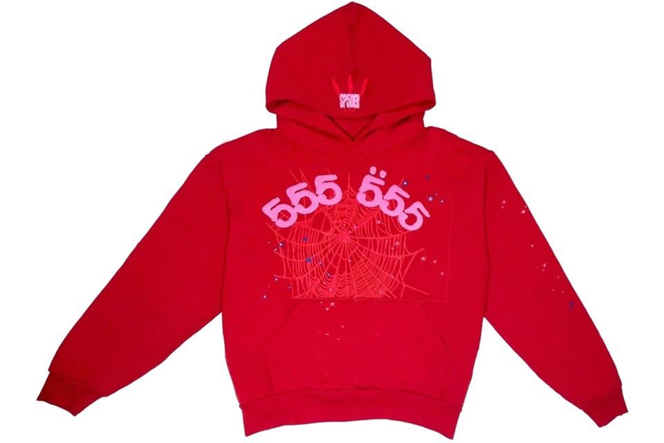 トップス Sp5ider worldwide 555555 SPIDER Hoodie Spider 555 Hoodie Rhinestone Sp5der 555555 Hip-Hop