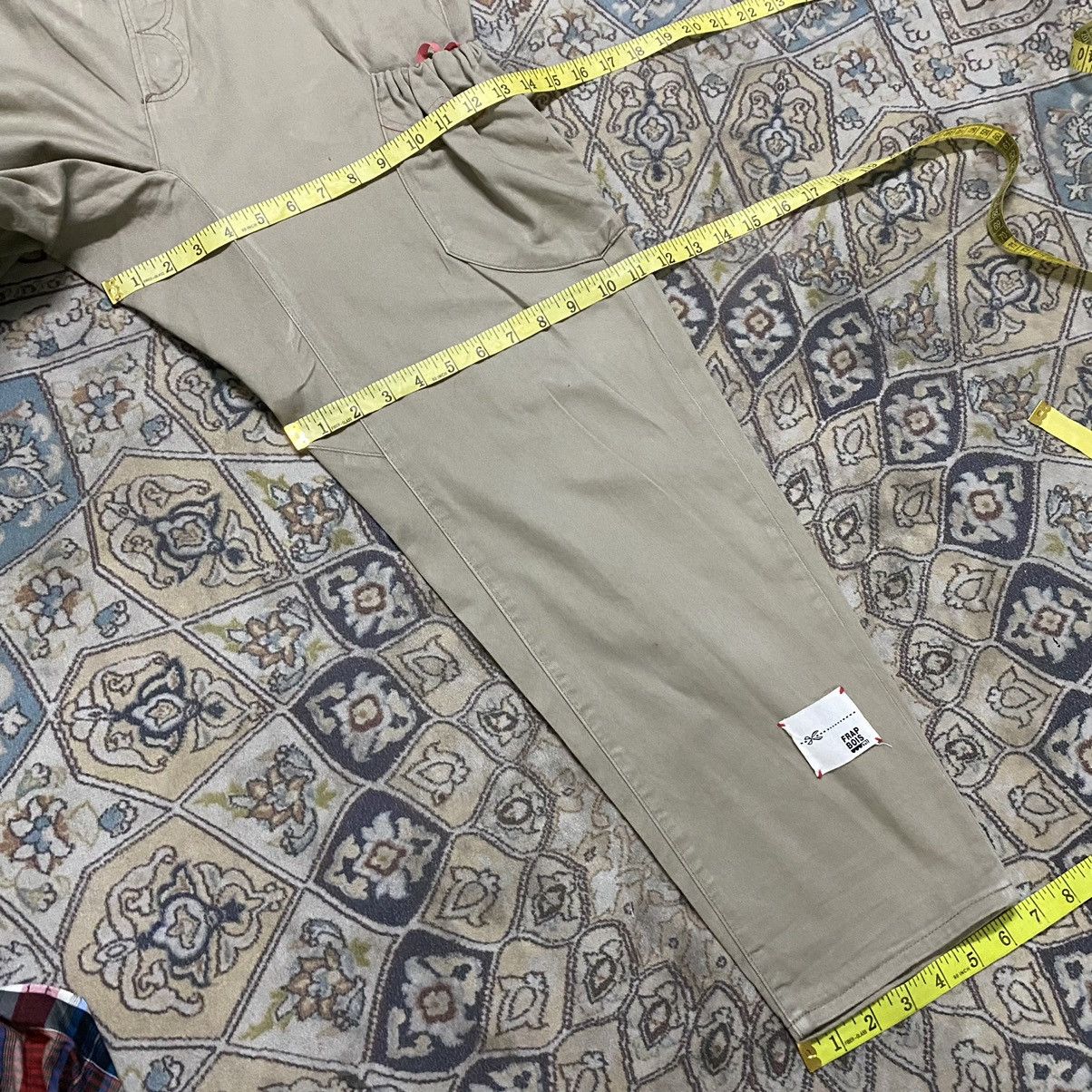 Frapbois Japanese Frapbois Cargo Pants Drawstring Half Size US 32 / EU 48 - 18 Thumbnail
