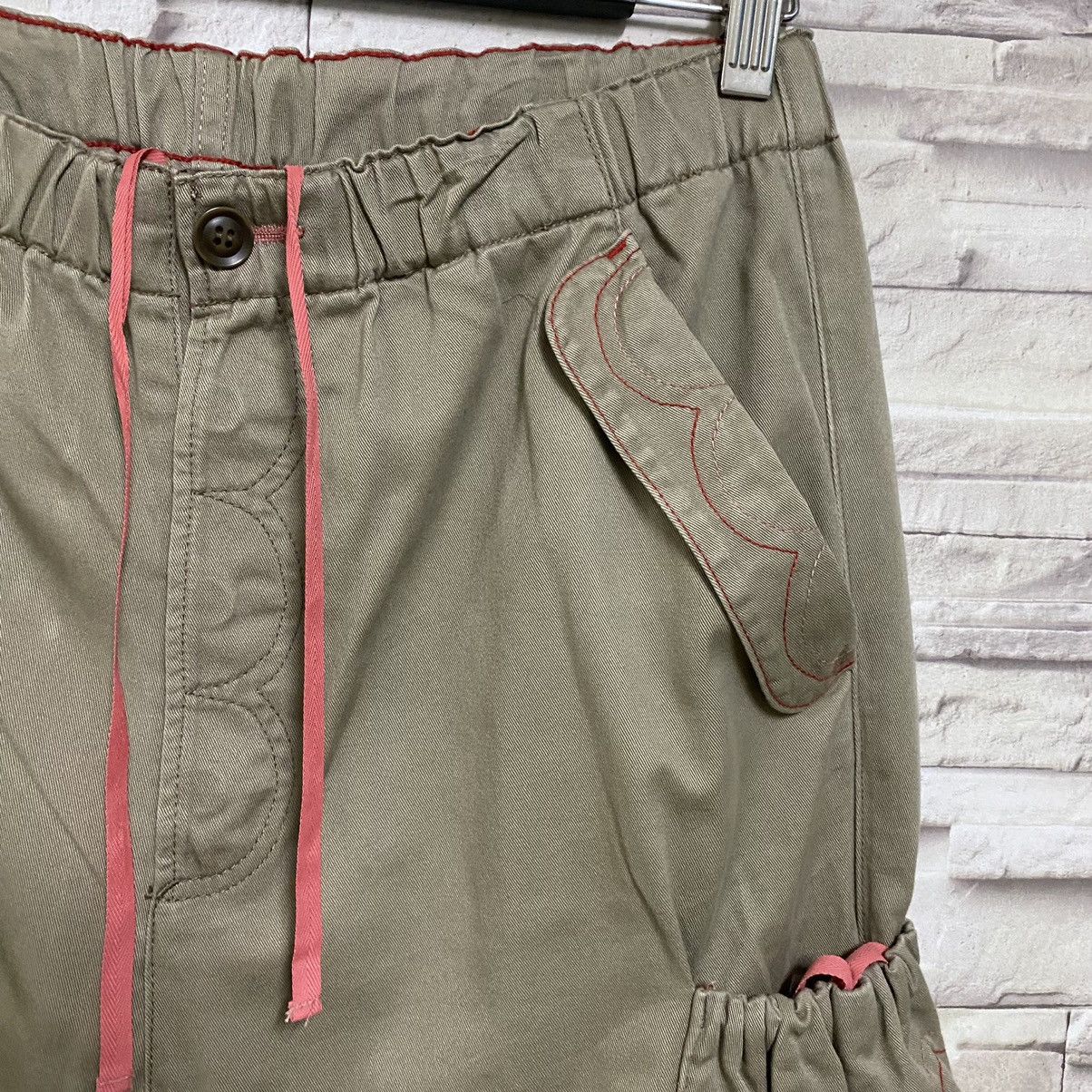 Frapbois Japanese Frapbois Cargo Pants Drawstring Half Size US 32 / EU 48 - 6 Thumbnail