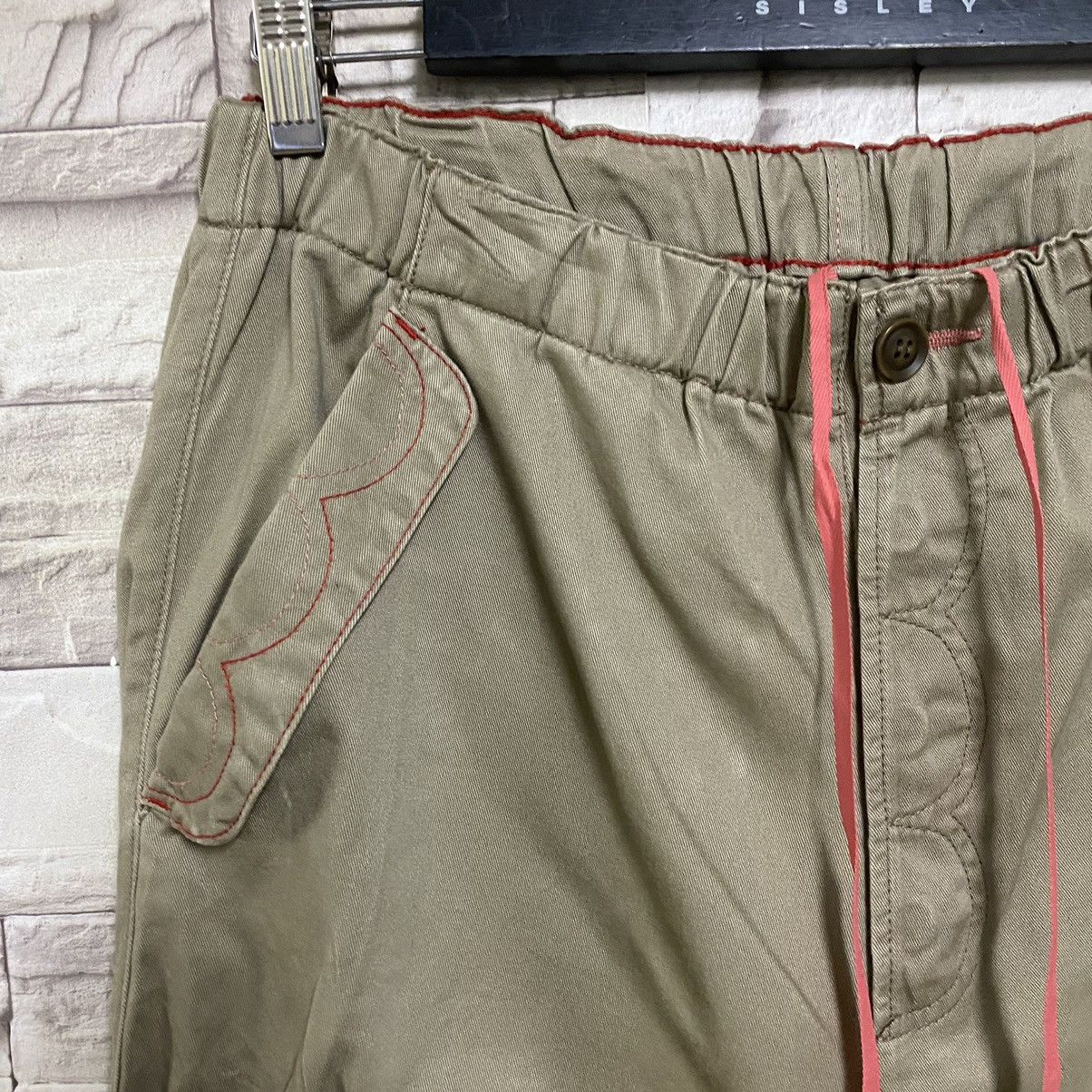 Frapbois Japanese Frapbois Cargo Pants Drawstring Half Size US 32 / EU 48 - 7 Thumbnail