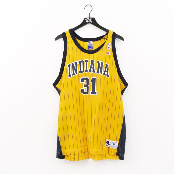 Vintage 90s Champion Indiana Pacers Reggie Miller Jersey Size 48 XL ...