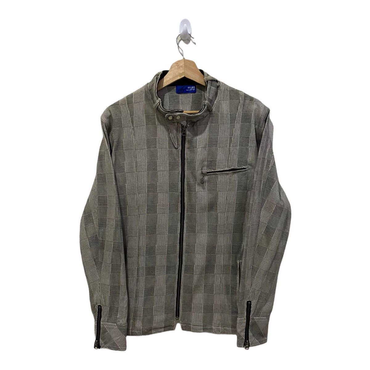 Beams Plus BEAMS JAPAN CHECKED ZIPPER JACKET Size US S / EU 44-46 / 1 - 5 Thumbnail