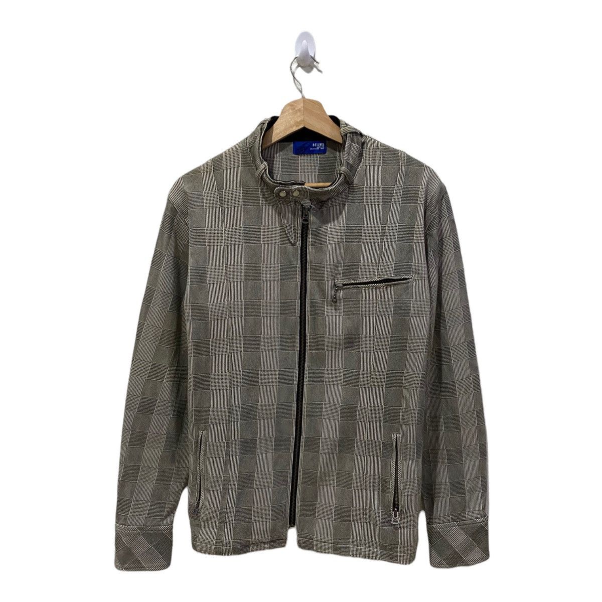 Beams Plus BEAMS JAPAN CHECKED ZIPPER JACKET Size US S / EU 44-46 / 1 - 2 Thumbnail