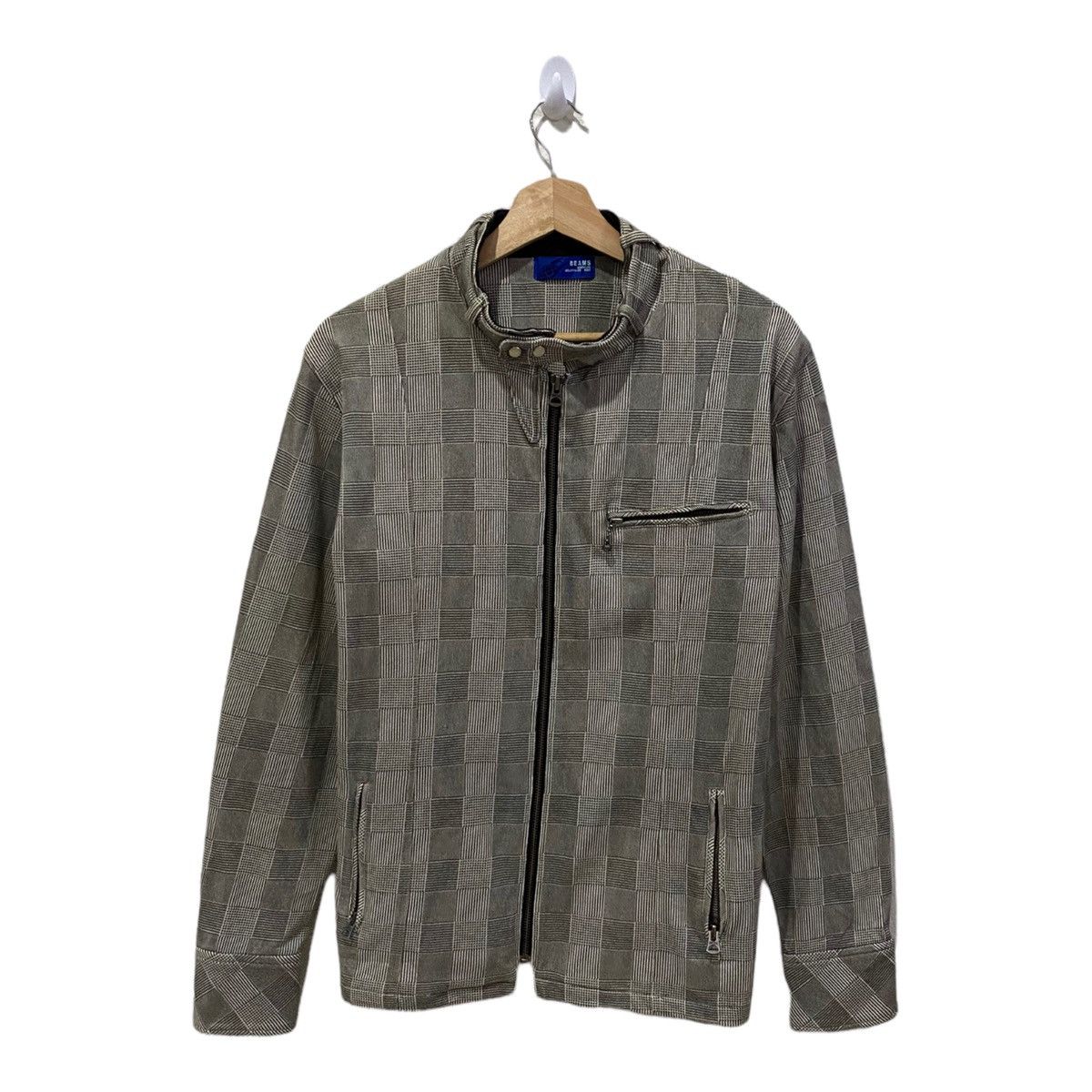 Beams Plus BEAMS JAPAN CHECKED ZIPPER JACKET Size US S / EU 44-46 / 1 - 8 Thumbnail