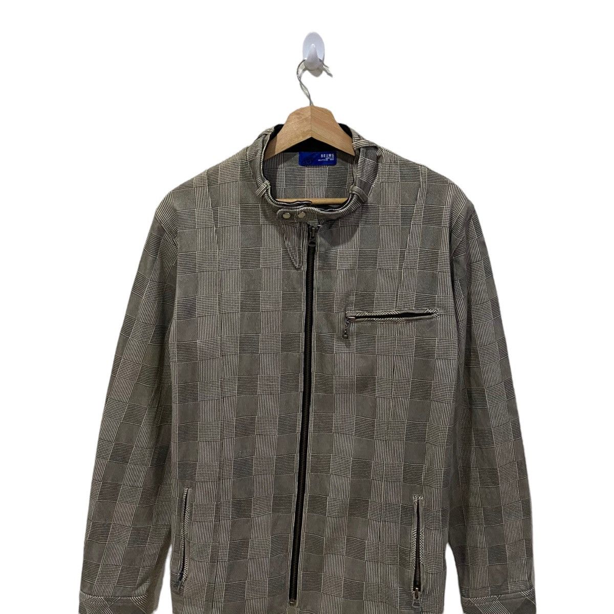 Beams Plus BEAMS JAPAN CHECKED ZIPPER JACKET Size US S / EU 44-46 / 1 - 6 Thumbnail