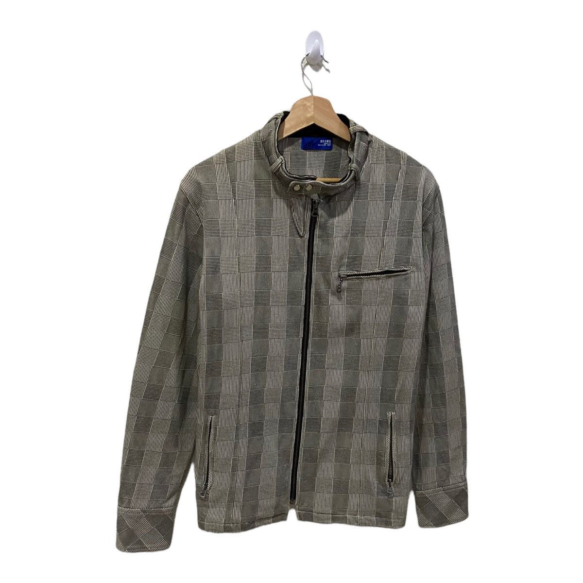 Beams Plus BEAMS JAPAN CHECKED ZIPPER JACKET Size US S / EU 44-46 / 1 - 7 Thumbnail