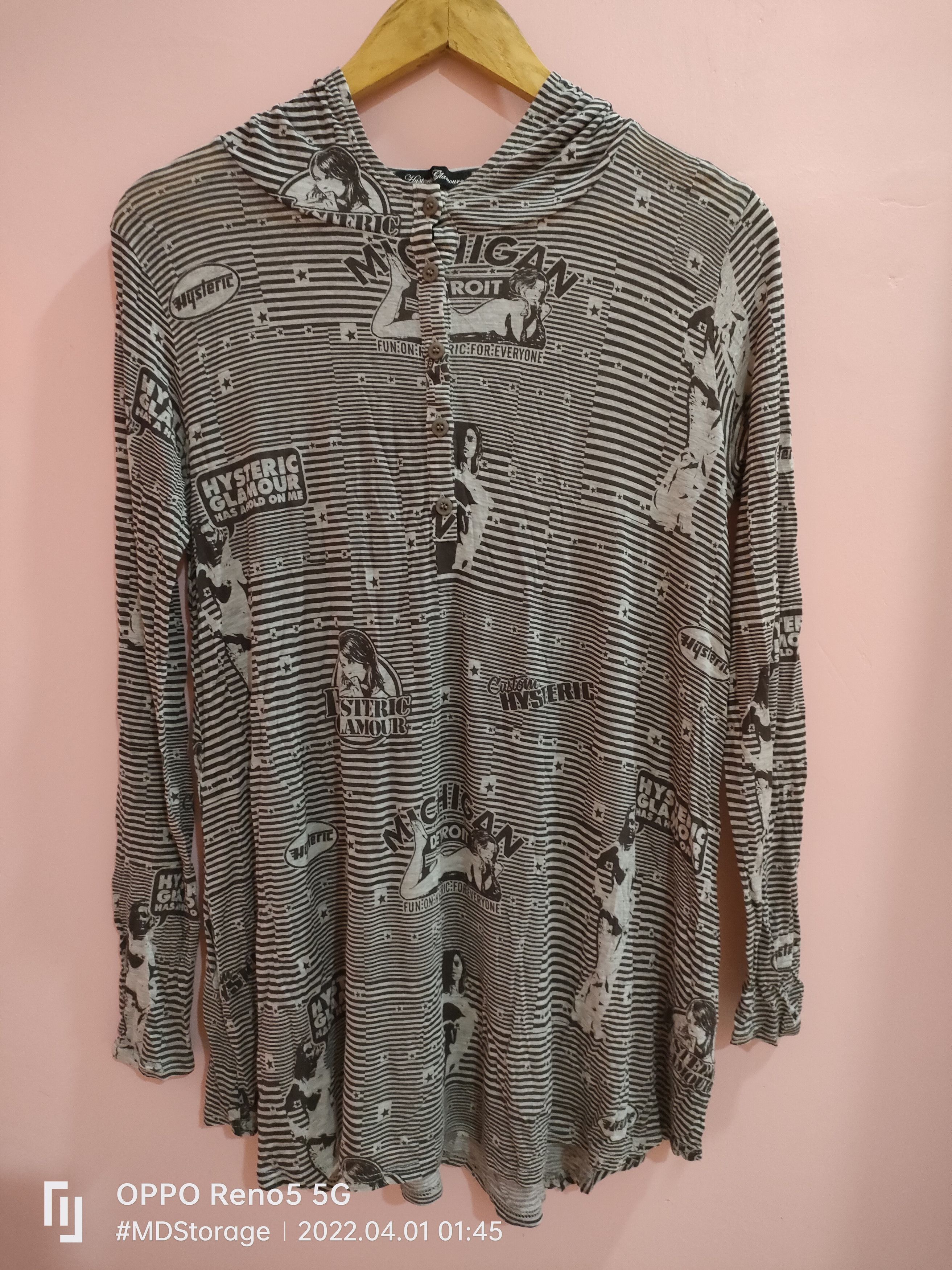 Hysteric Glamour Hysteric Glamour Hodie (Thin Cloth) Size ONE SIZE - 2 Thumbnail