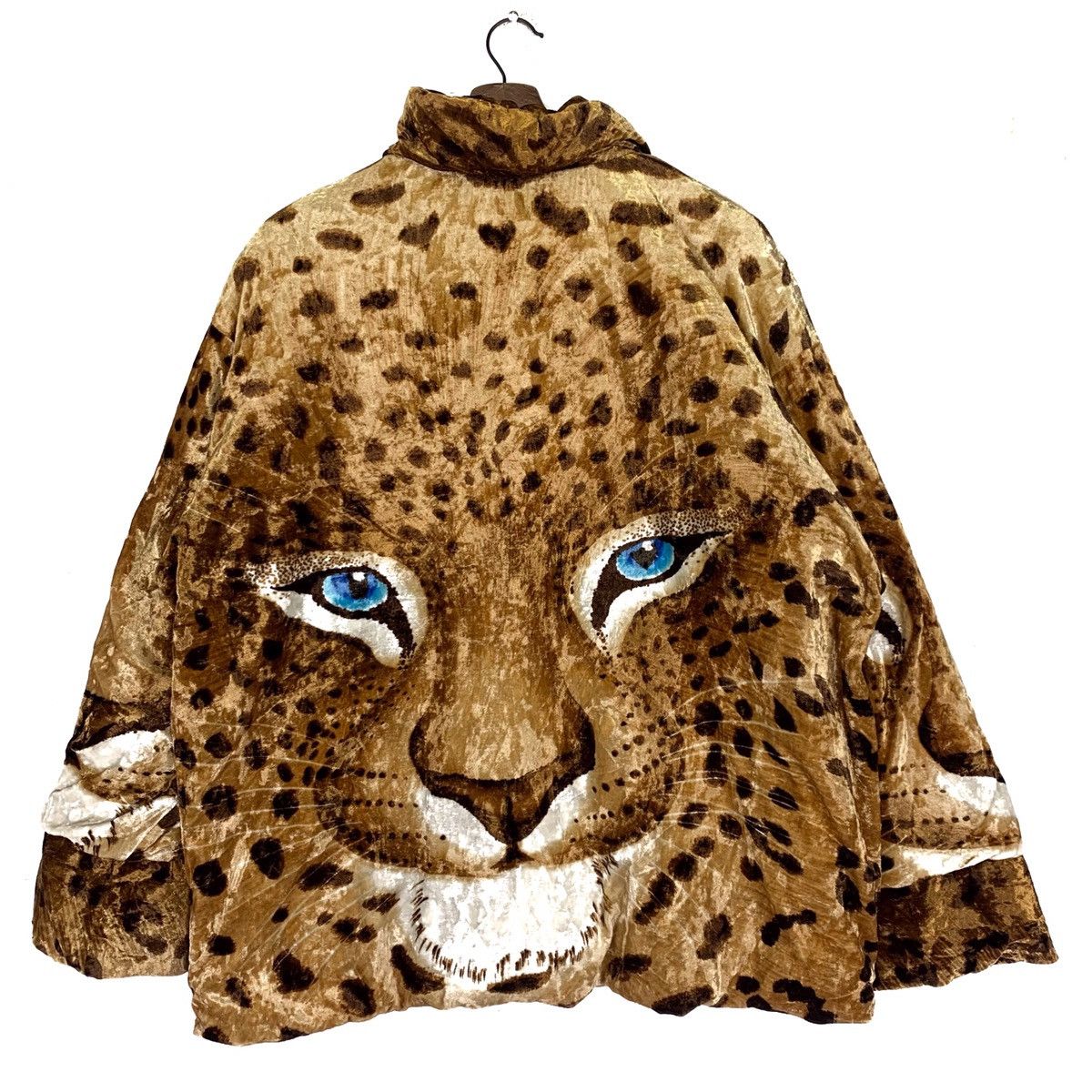 Japanese Brand Vintage Leopard Rare Design Suede Fleece Jacket Size US XL / EU 56 / 4 - 1 Thumbnail