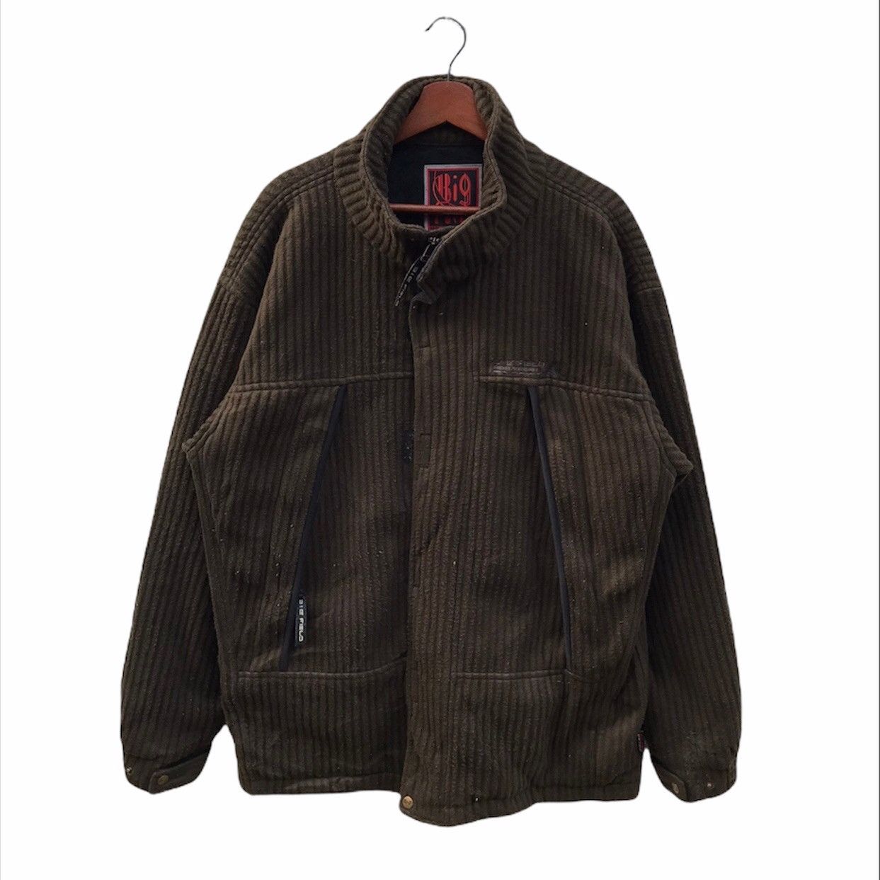 Japanese Brand Vintage Big Field Couduroy Fleece Zipup Sweatshirt Size US L / EU 52-54 / 3 - 1 Thumbnail