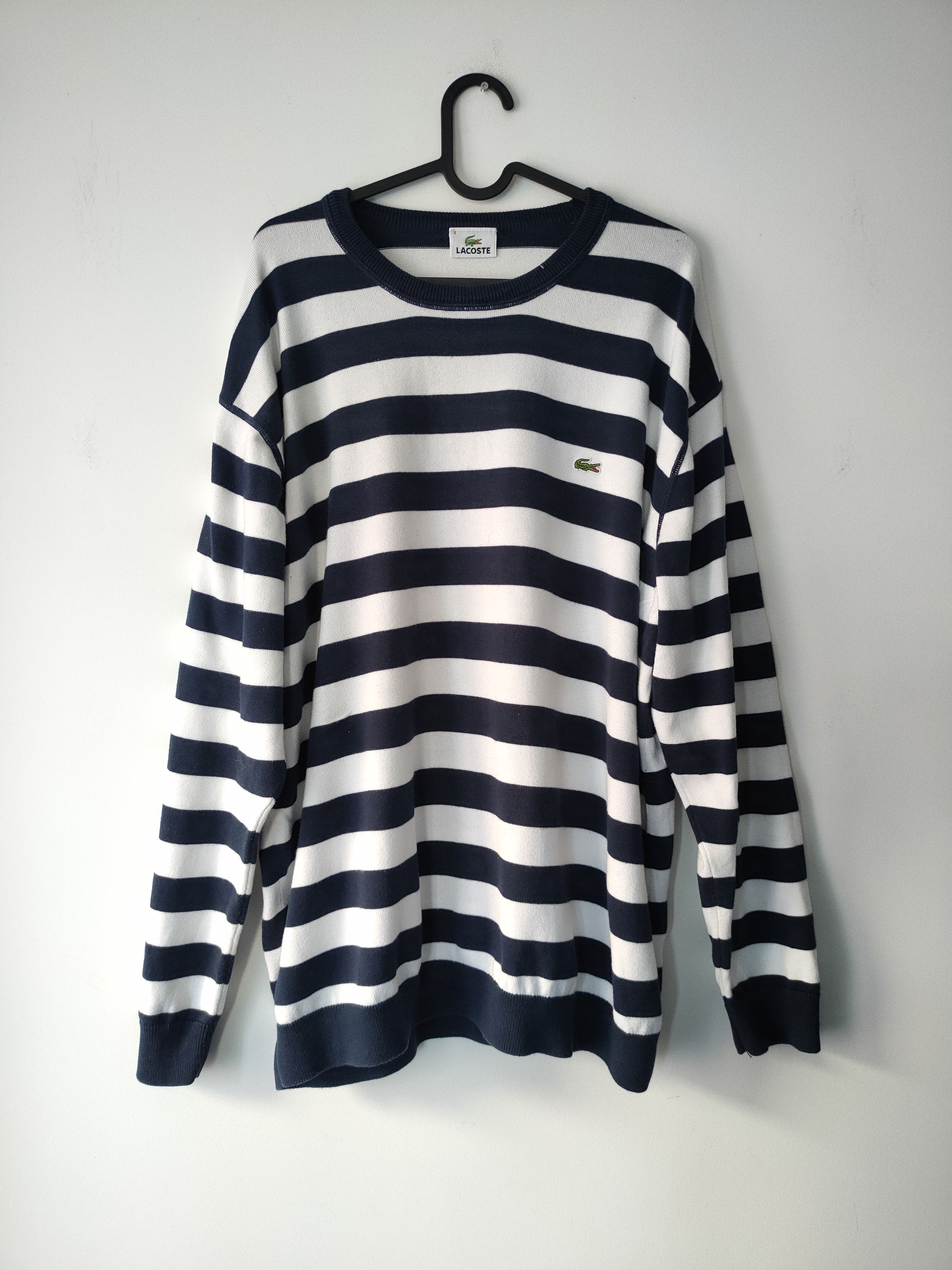 Lacoste Lacoste Striped Cotton Sweater XXL Size US XXL / EU 58 / 5 - 1 Thumbnail