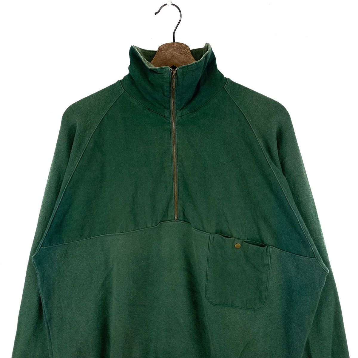 Japanese Brand Military Yes Please Half Zip Sweatshirt Size US L / EU 52-54 / 3 - 2 Thumbnail