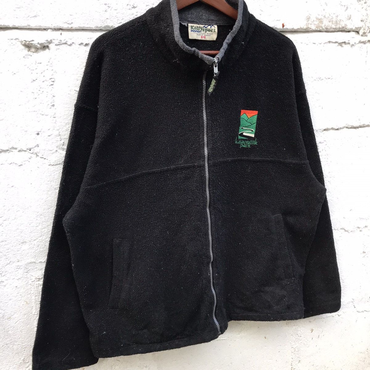Japanese Brand Vintage Kelly Sport Fleece Zipper Sweatshirt Size US L / EU 52-54 / 3 - 2 Thumbnail