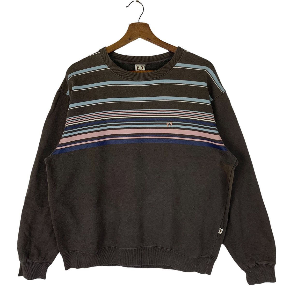 Hang Ten Hangten Multicolor Crewneck Sweatshirt Size US L / EU 52-54 / 3 - 1 Thumbnail