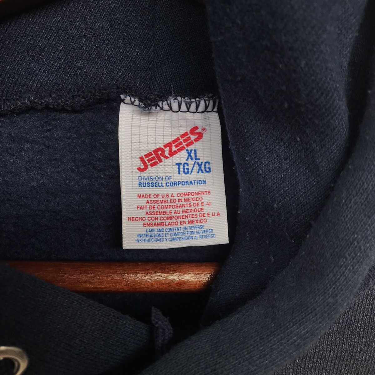 Jerzees Vintage 90s Cal State Hoodie Size US XL / EU 56 / 4 - 5 Thumbnail