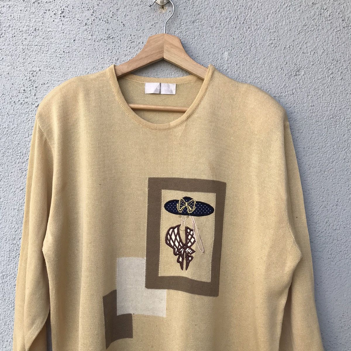 Aran Isles Knitwear Vareuse Tokyo Knit Sweater Embroidery Patches Design Size US L / EU 52-54 / 3 - 2 Thumbnail