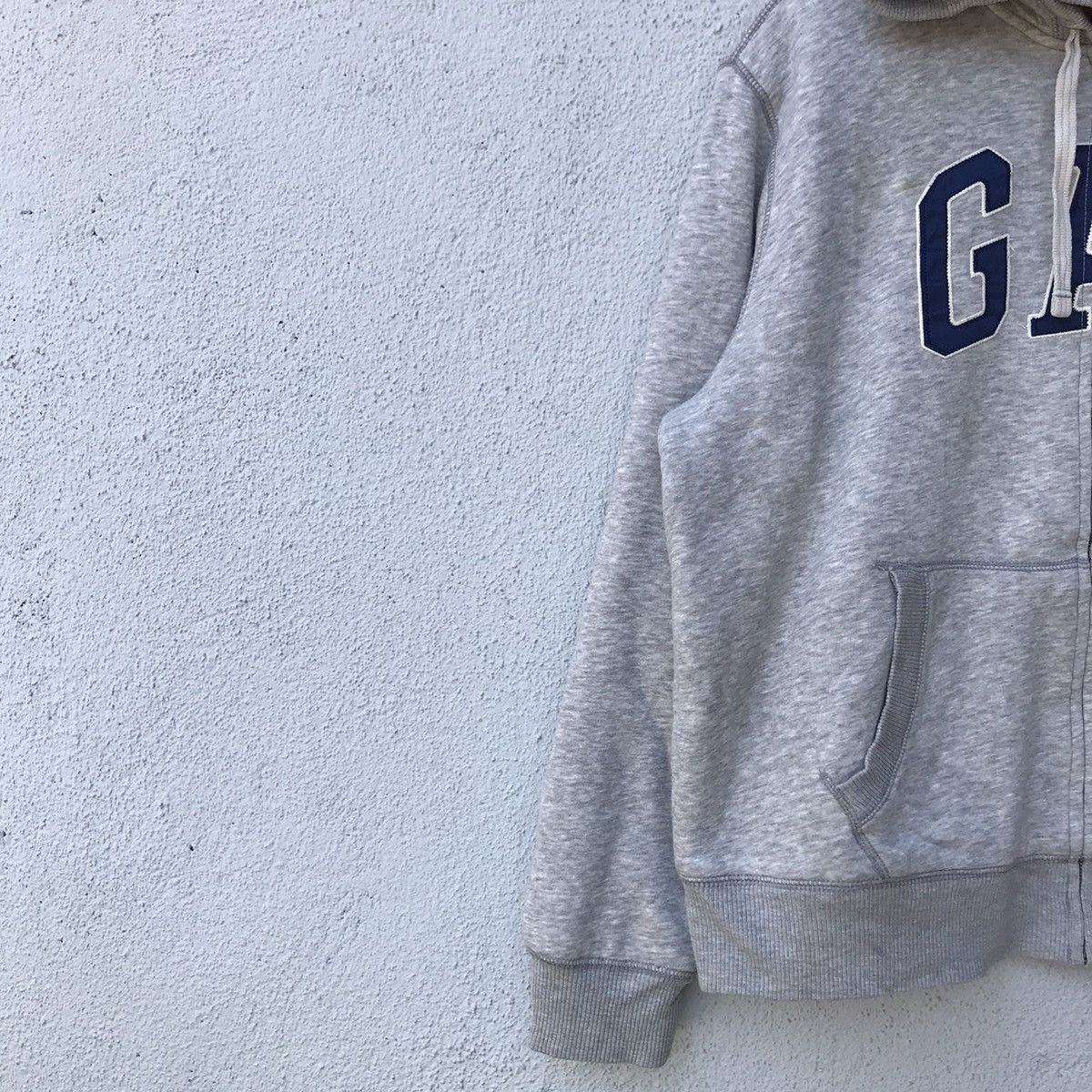 Gap × Vintage Vintage Gap Spellout Zipper Hoodie Jacket Size US XXL / EU 58 / 5 - 4 Thumbnail