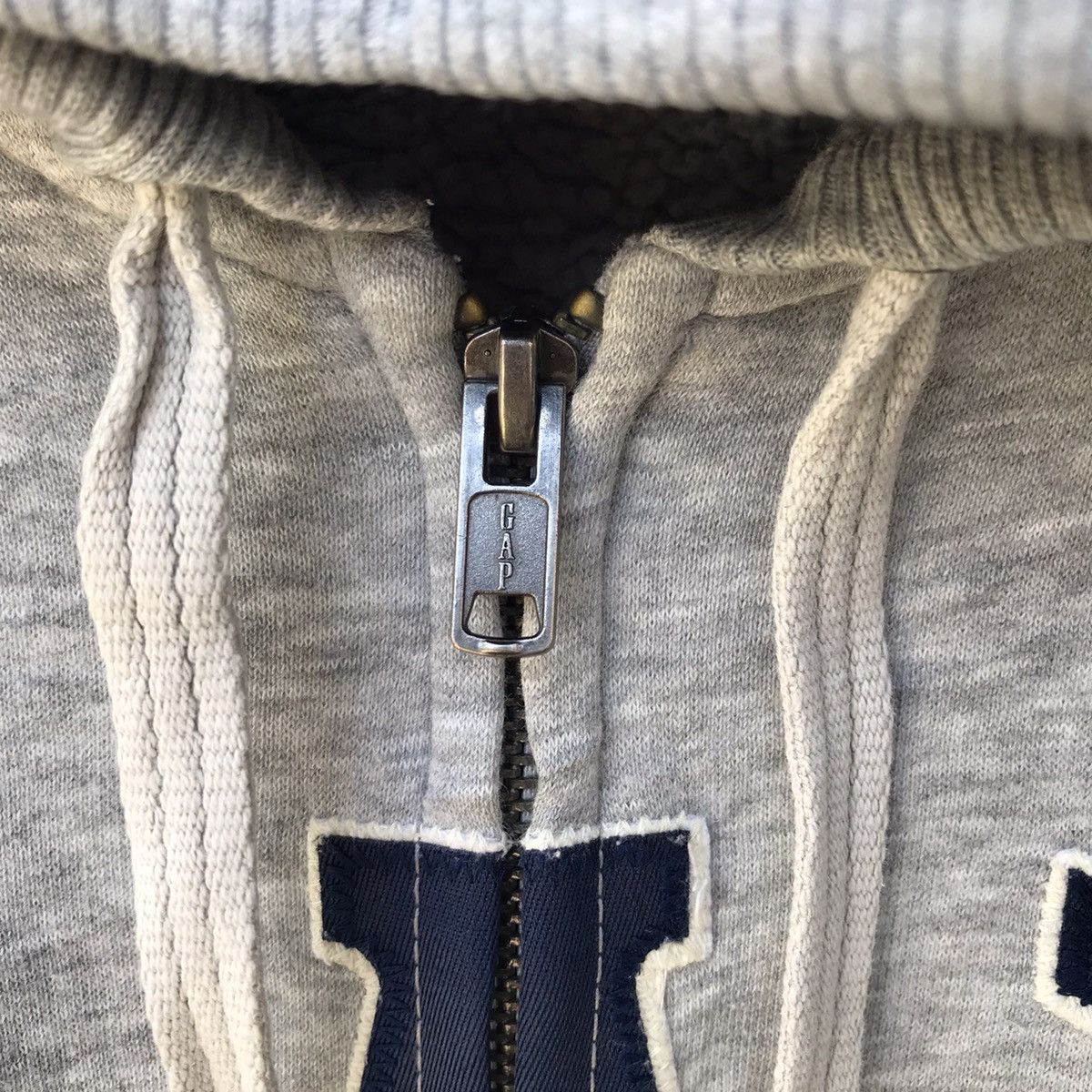 Gap × Vintage Vintage Gap Spellout Zipper Hoodie Jacket Size US XXL / EU 58 / 5 - 8 Thumbnail