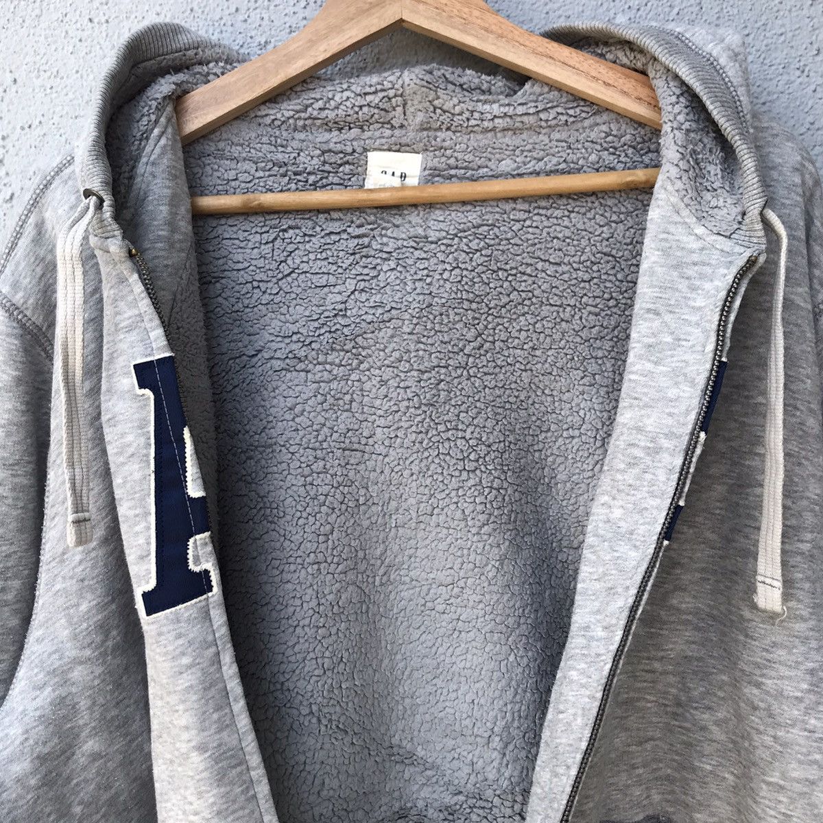 Gap × Vintage Vintage Gap Spellout Zipper Hoodie Jacket Size US XXL / EU 58 / 5 - 9 Thumbnail