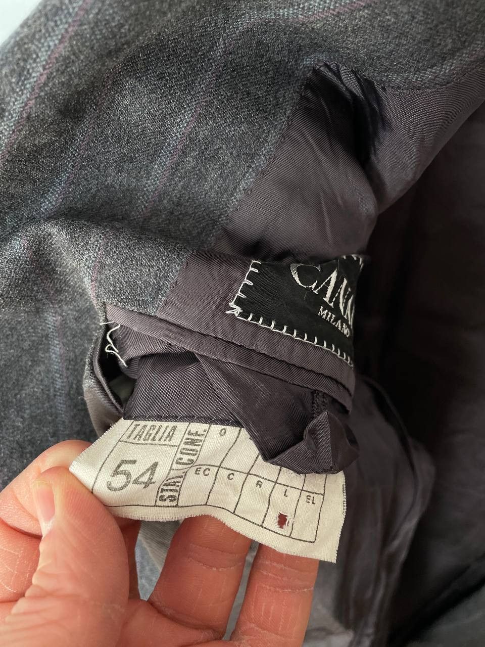 Canali Canali Milano Blazer by Cerruti 100% Pure Wool Size 54/L Size 44R - 6 Thumbnail