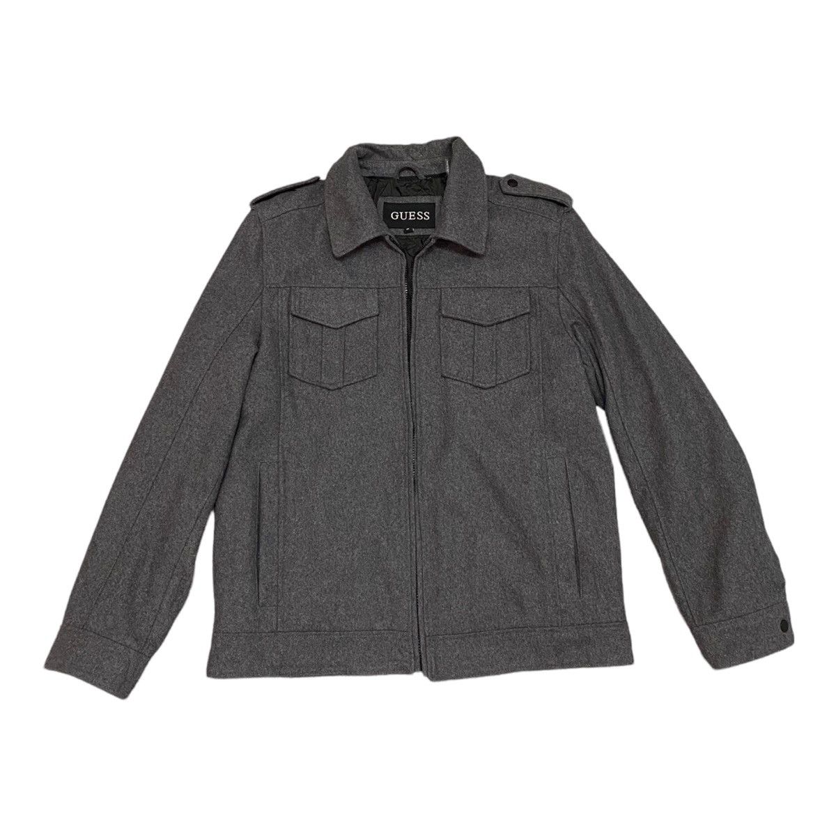 Guess GRAIL🔥AW19 GUESS WOOL UTILITY HEAVY JACKET Size US M / EU 48-50 / 2 - 4 Thumbnail