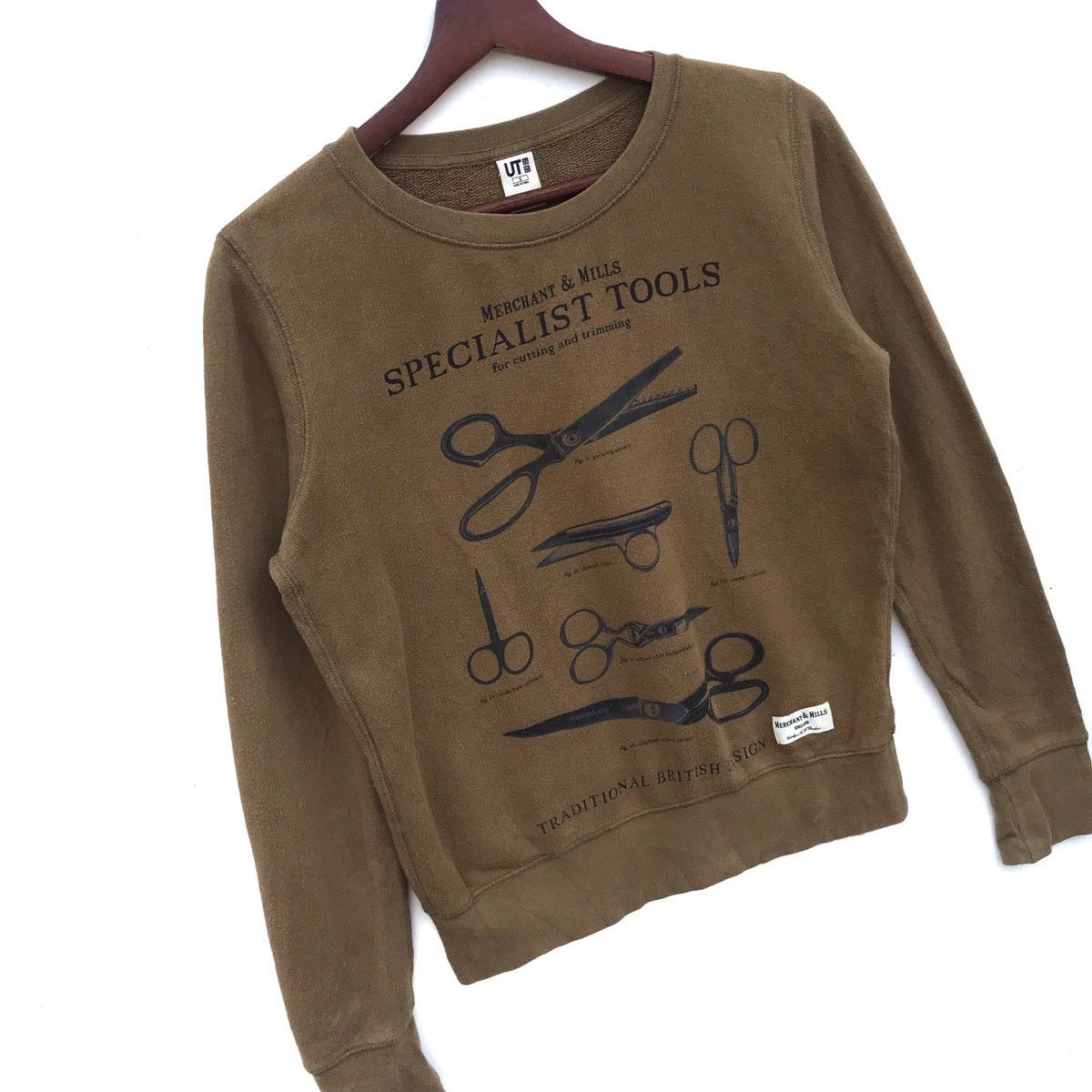 Uniqlo Vintage Merchant & Mills BigLogo Crewneck Sweatshirt Size US S / EU 44-46 / 1 - 2 Thumbnail