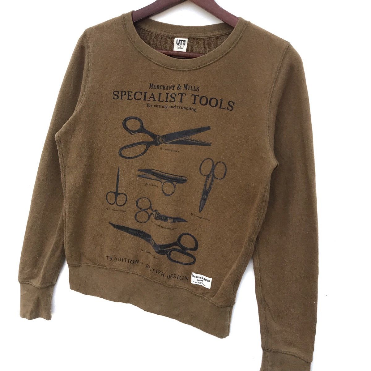 Uniqlo Vintage Merchant & Mills BigLogo Crewneck Sweatshirt Size US S / EU 44-46 / 1 - 3 Thumbnail