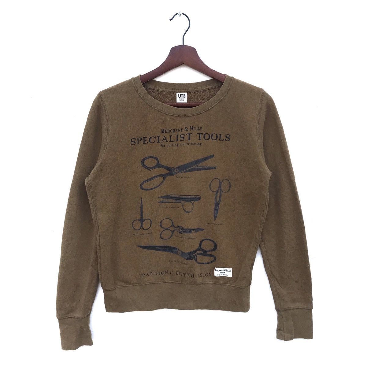 Uniqlo Vintage Merchant & Mills BigLogo Crewneck Sweatshirt Size US S / EU 44-46 / 1 - 1 Thumbnail