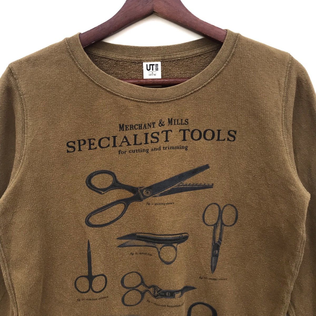 Uniqlo Vintage Merchant & Mills BigLogo Crewneck Sweatshirt Size US S / EU 44-46 / 1 - 5 Thumbnail