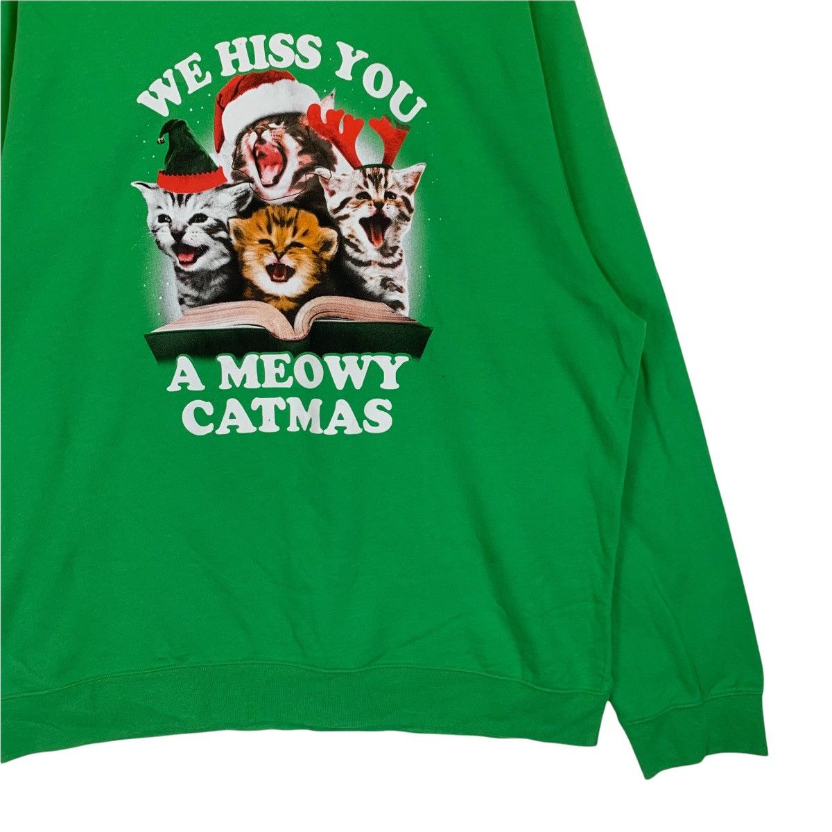 Other Fifth Sun Big Logo Cat Christmas Crewneck Sweatshirt Size US XL / EU 56 / 4 - 3 Thumbnail