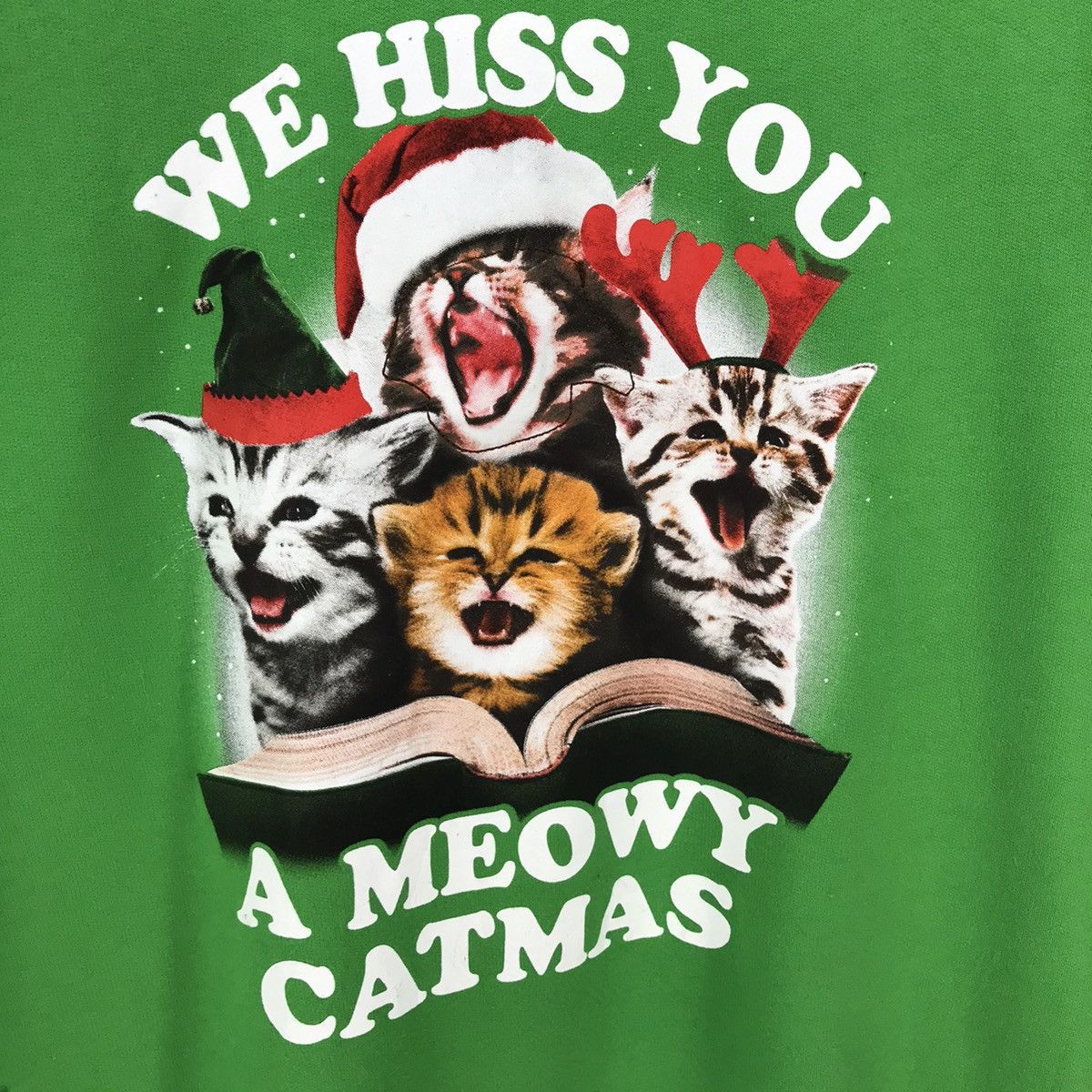 Other Fifth Sun Big Logo Cat Christmas Crewneck Sweatshirt Size US XL / EU 56 / 4 - 5 Thumbnail