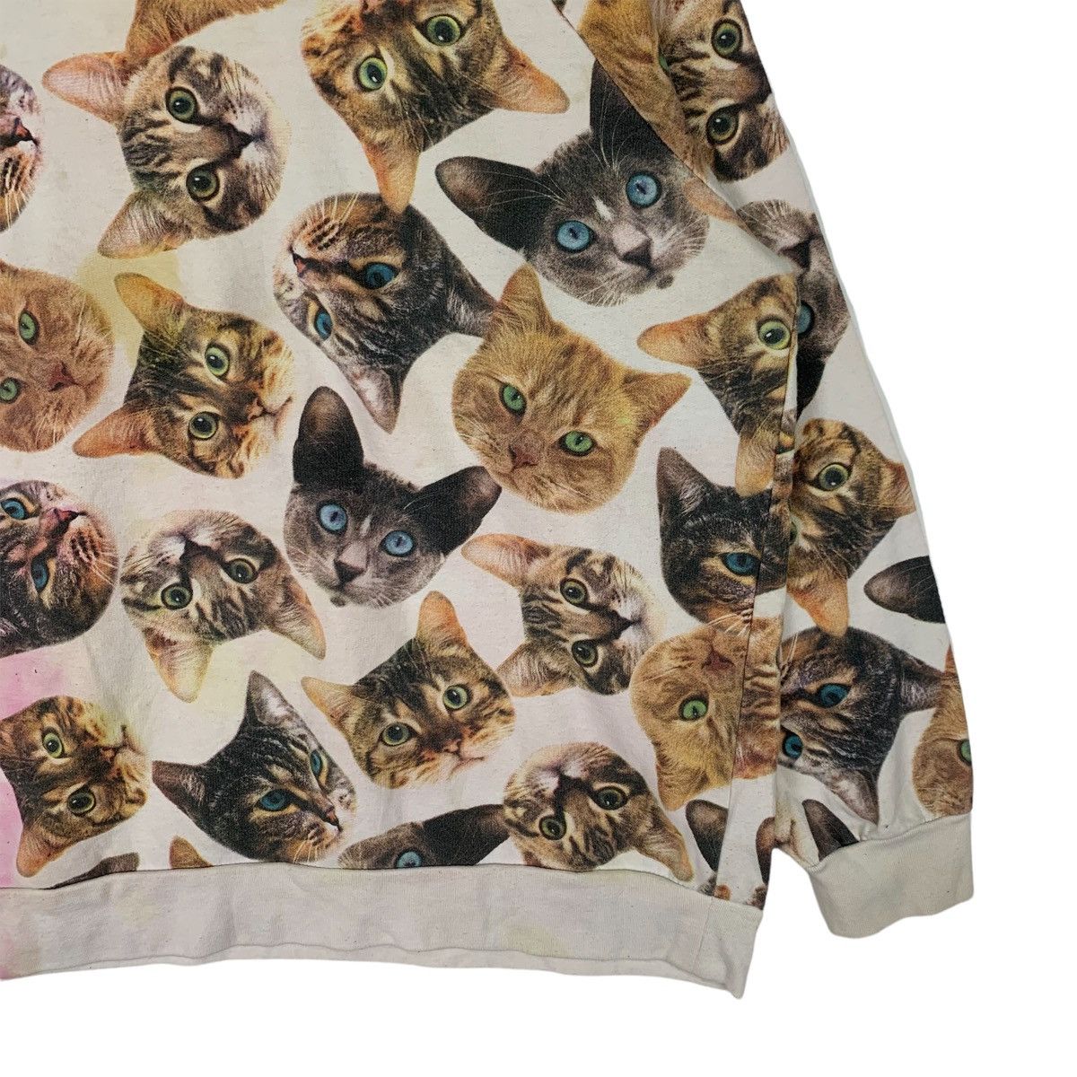 Japanese Brand Vintage Full Print Cat Crewneck Sweatshirt Size US XL / EU 56 / 4 - 3 Thumbnail