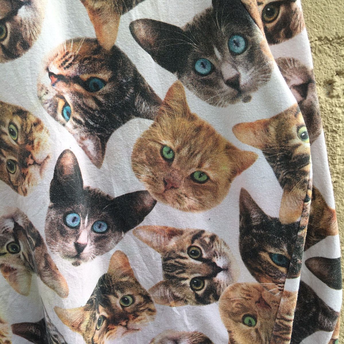 Japanese Brand Vintage Full Print Cat Crewneck Sweatshirt Size US XL / EU 56 / 4 - 5 Thumbnail
