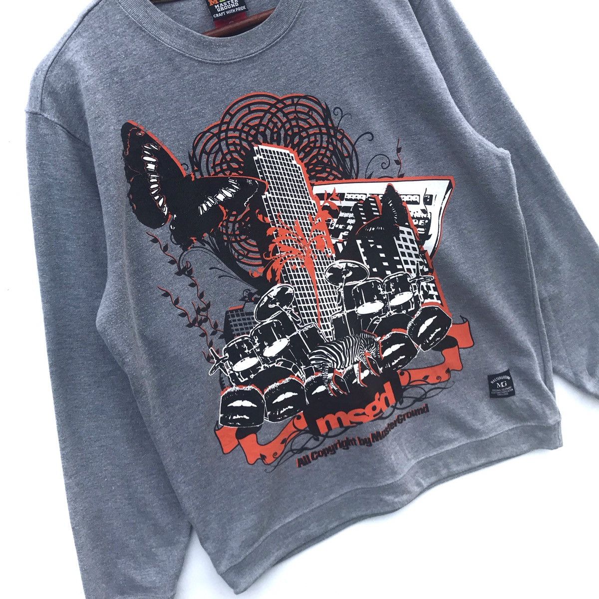Vintage Vintage Master Ground Biglogo Crew Sweatshirt Size US M / EU 48-50 / 2 - 2 Thumbnail