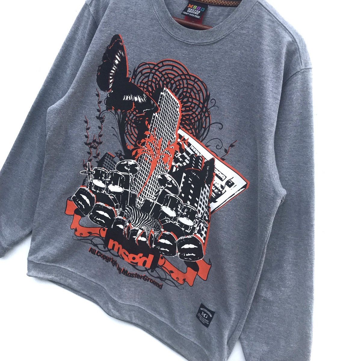 Vintage Vintage Master Ground Biglogo Crew Sweatshirt Size US M / EU 48-50 / 2 - 3 Thumbnail